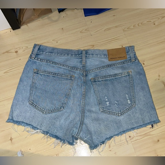 Denim Forum Yoko Denim Shorts - Picture 3 of 3